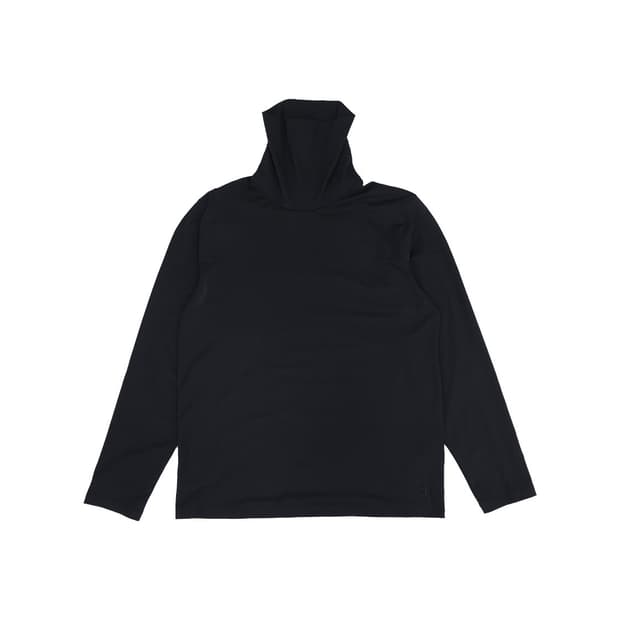 질샌더 넥 롱슬리브 티셔츠 블랙