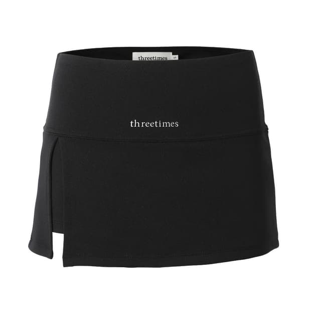 쓰리타임즈 Athletic slit skirt 애슬레틱 슬릿 스커트