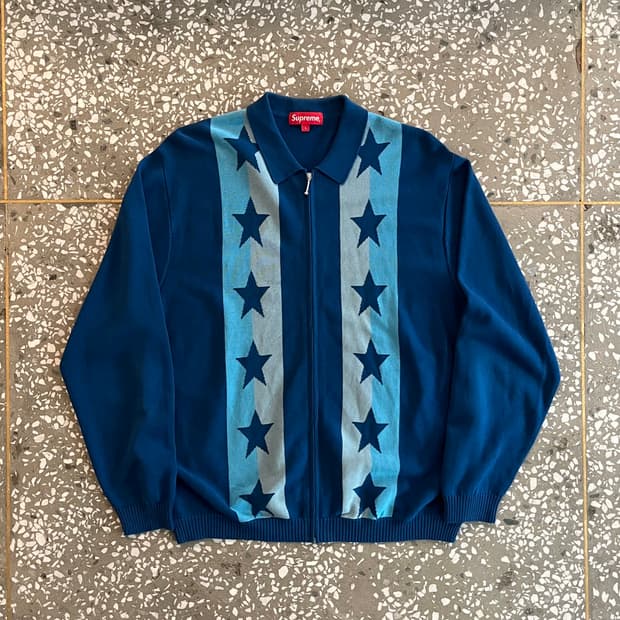 슈프림 스타즈 집업 가디건 - 20ss