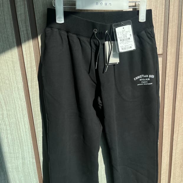 [새상품]DIOR 디올 로고 스웨트 조거팬츠 다크네이비