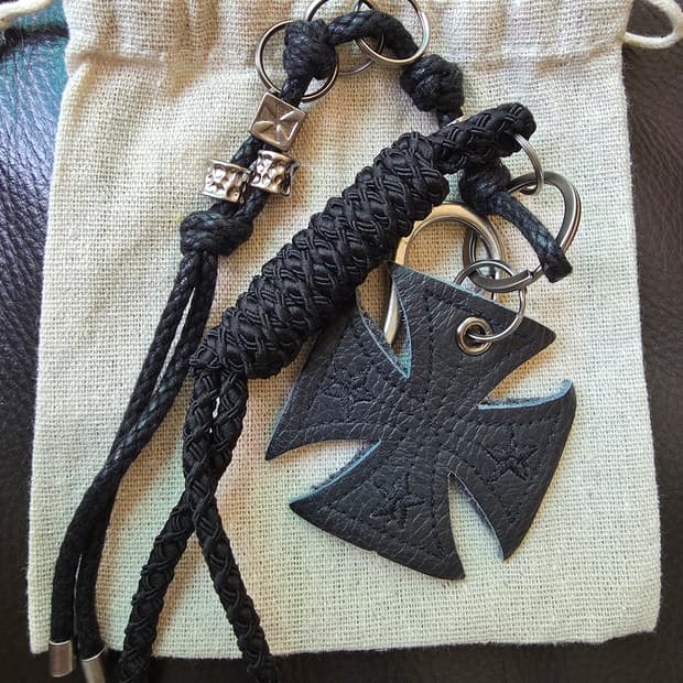 Etce 크로스 레더 키링