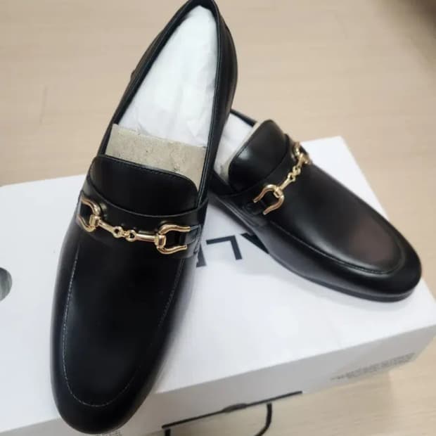 알도 MARINO 남성 금장 로퍼 270 블랙 새상품