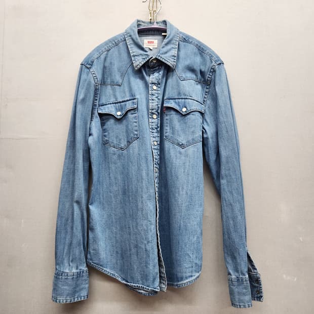 리바이스 웨스턴 데님 셔츠 S(M)