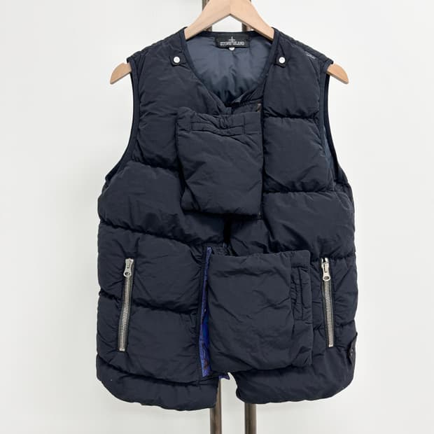 [S]스톤아일랜드 10주년 쉐도우프로젝트 조끼패딩