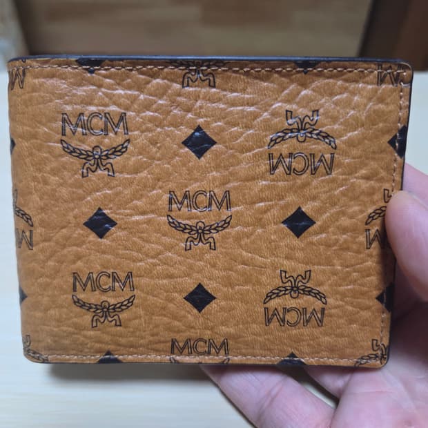 MCM 정품 남성 반지갑