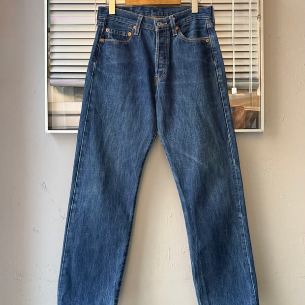 Levi's 501 00s washed denim pants