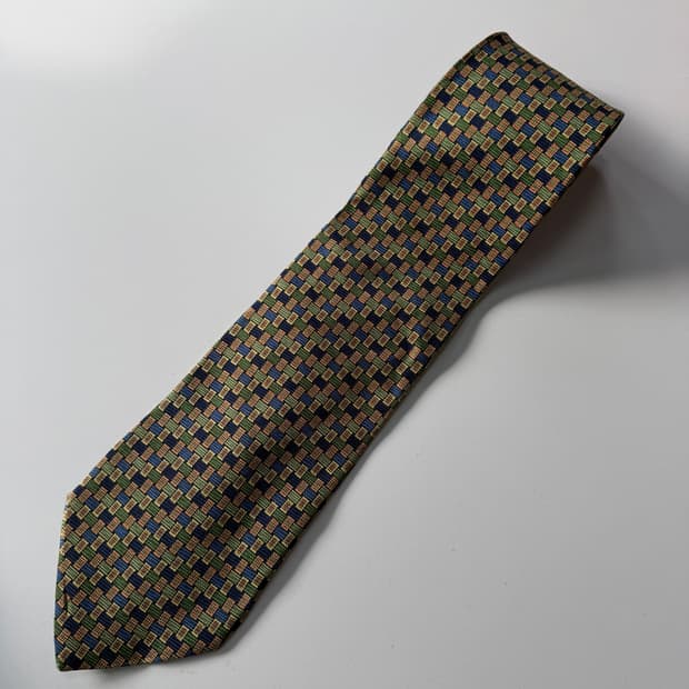 빈티지 실크 넥타이 9.5cm