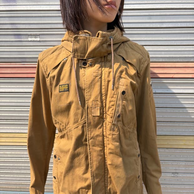 G-STAR RAW 리코라이트 후디드 필드 자켓