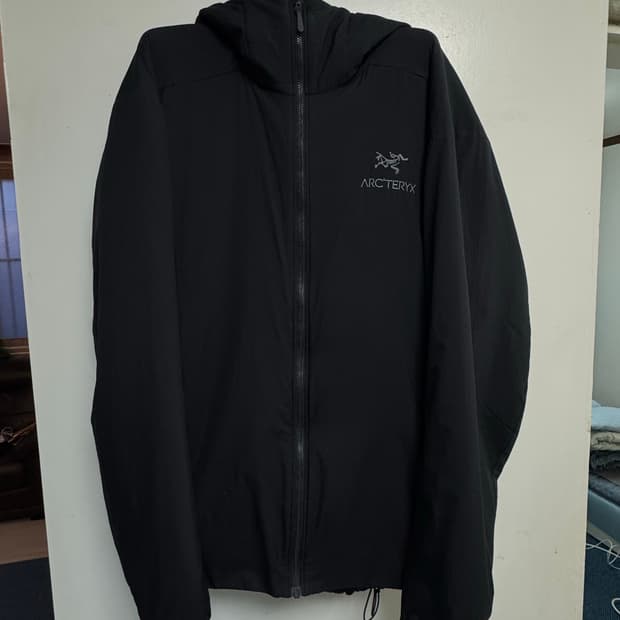 아크테릭스 아톰 LT 후디 블랙 L