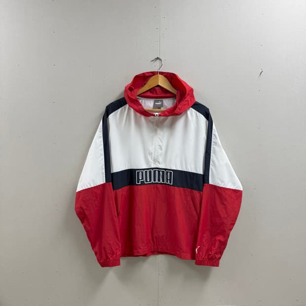 남성 L / 푸마 바람막이 아노락 
