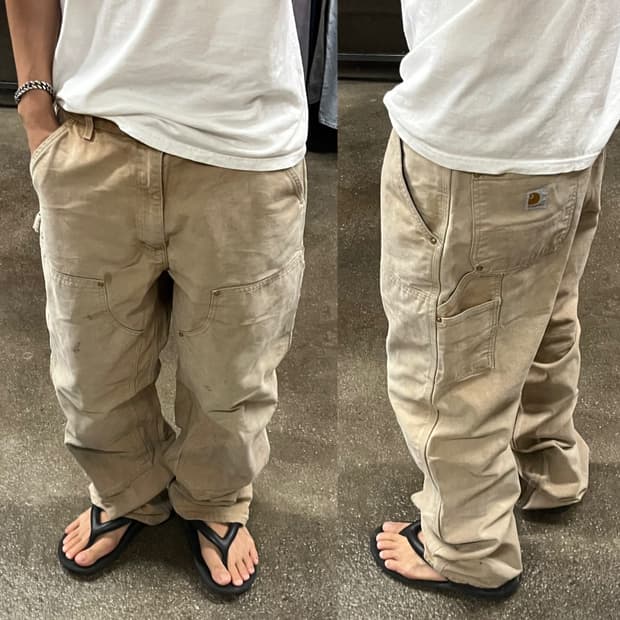 Carhartt 더블니 워크 팬츠 (34“)