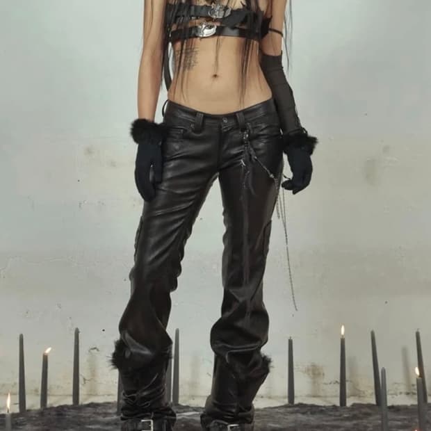 에이시넥틱스 scar boot cut pants