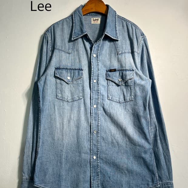 Lee 리 데님 셔츠 웨스턴 셔츠 청셔츠