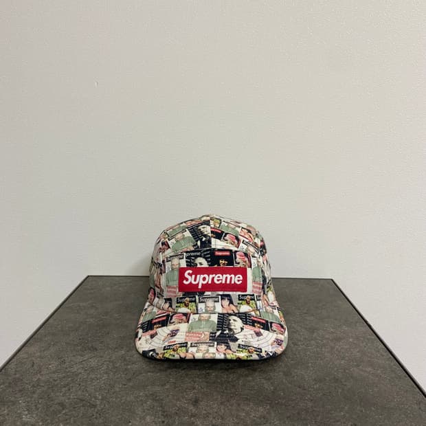 (OS) 슈프림 박스로고 캠프캡 모자 포토 매거진