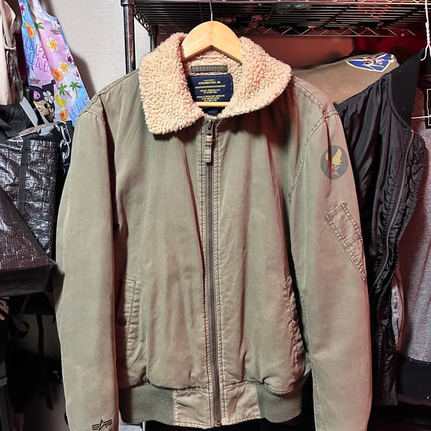 알파인더스트리 빈티지 항공 자켓