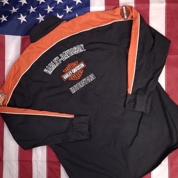 오리지날 할리데이비슨 빅로고 라이더 셔츠