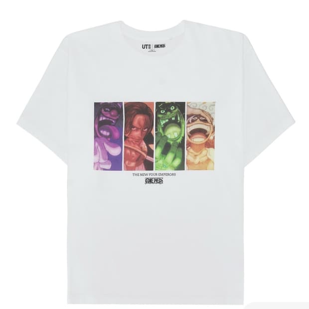 유니클로 UT x 원피스 그래픽 티셔츠 D 화이트 (XL)