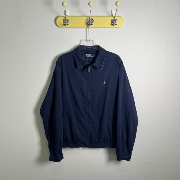 폴로 랄프로렌 네이비 폴리쉘 스윙탑 자켓 L