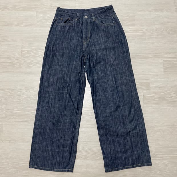 생지데님 와이드팬츠