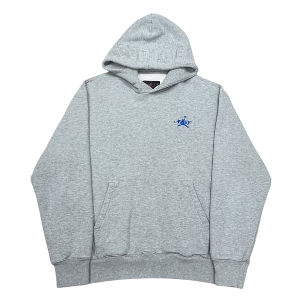 나이키 조던 X 어웨이크 후드티 다크 그레이 헤더 M