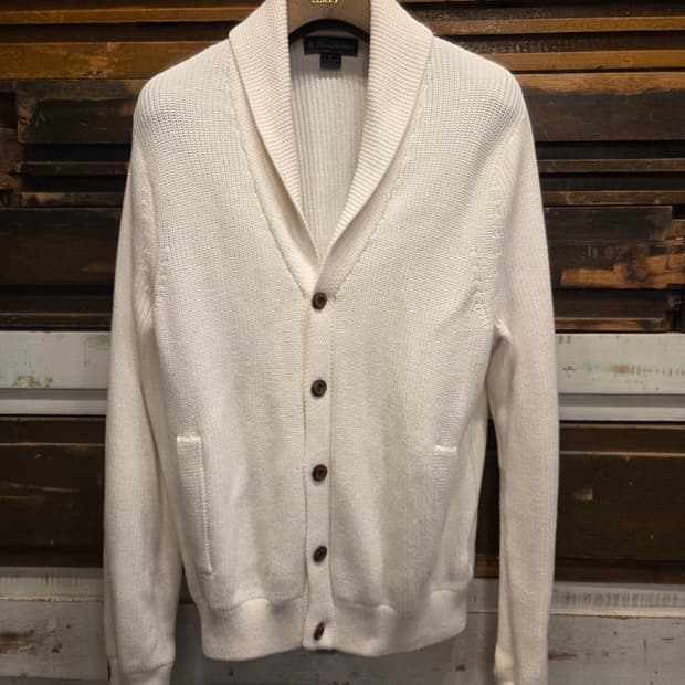 브룩스 브라더스 숄칼라 카디건 