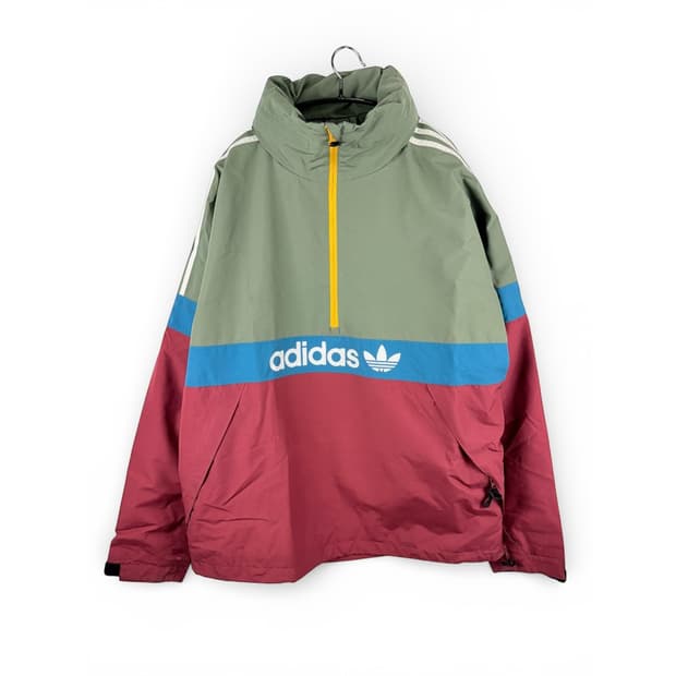 (2XL) 아디다스 오리지널 BB 스노우브레이커 재킷 마룬