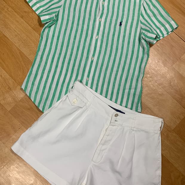 폴로 by 랄프 로렌 캐쥬얼 셋업(리넨)