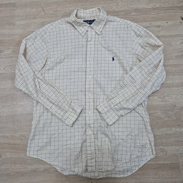 폴로 랄프로렌 스몰포니 커스텀핏 체크셔츠 XL(105)