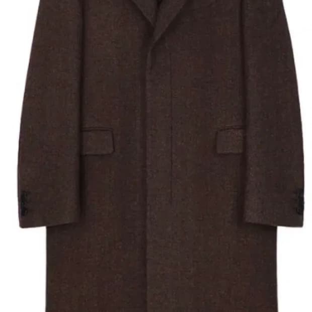 토니웩 헤링본 싱글 브레스티드 코트 새상품