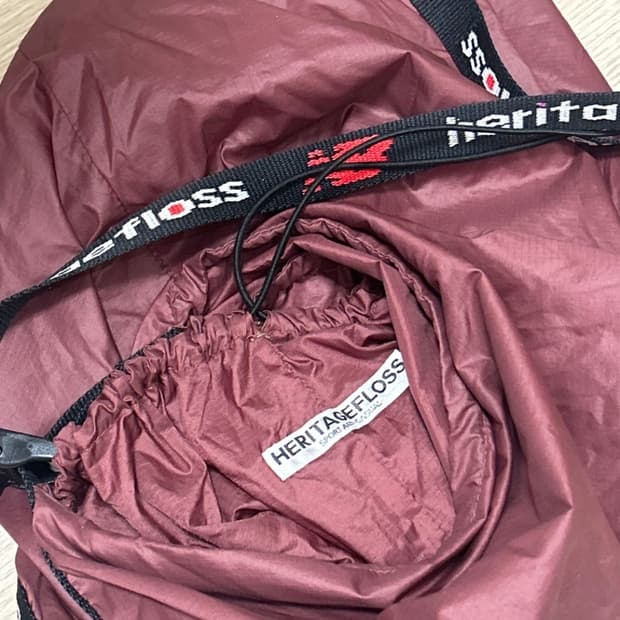 헤리티지플로스 x 뉴발란스 스포츠백 버건디