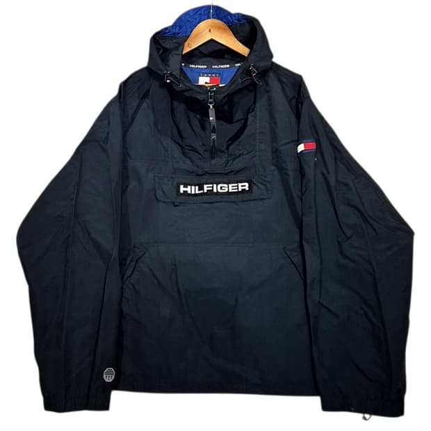타미힐피거 풀 오버 후드 아노락