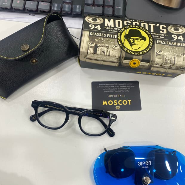 모스콧 램토쉬 47 블랙(클립선글 포함)