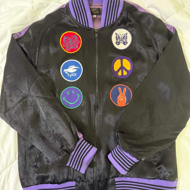 니들스 아세테이트 사틴 어워드 자켓