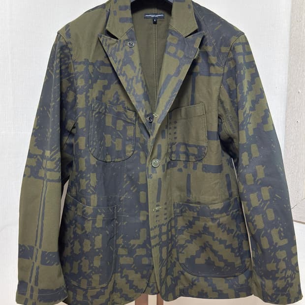 엔지니어드 가먼츠 베드포드 자켓: 올리브(블랙 플레드) / S