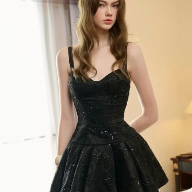 Anya dress ( black)