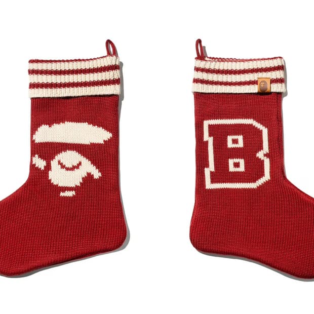 [정품] Bape 베이프 크리스마스 양말 백 주머니 한정 노벨티