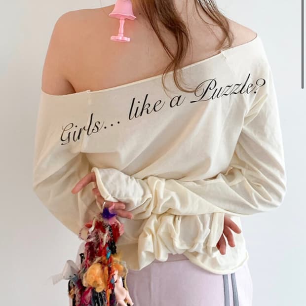 샵페어리 티셔츠 크림(현재품절)