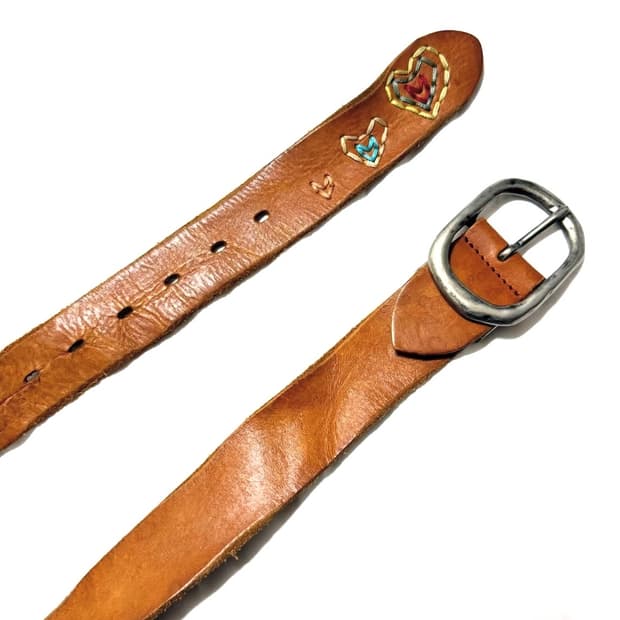 하트 스티치 벨트