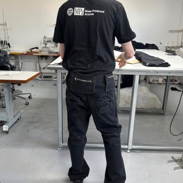 플라스틱 프로덕트 MPa BAG PANTS (BLACK) L