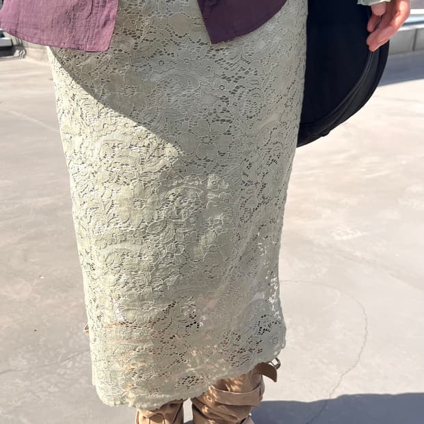 Lace Long Skirt 레이스 롱스커트