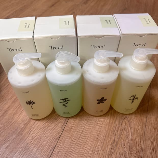 트리드 500ml 4종 (핸드워시3종+바디워시1종 )