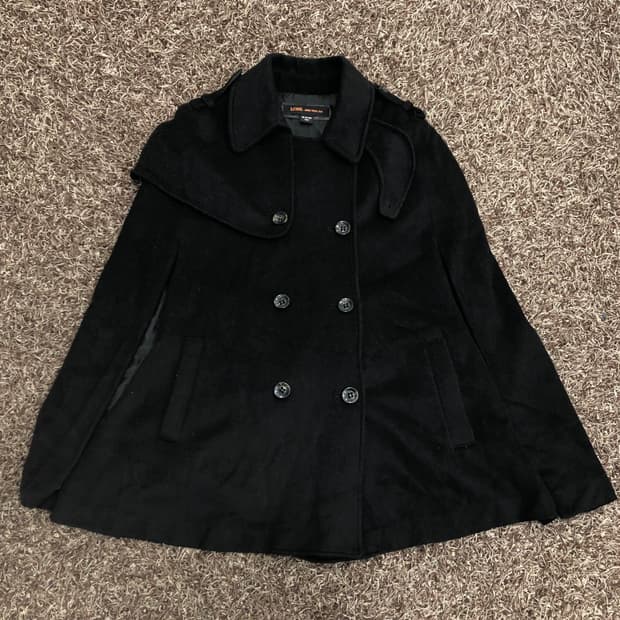 Lone 준지 정욱준 디자이너 케이프 코트