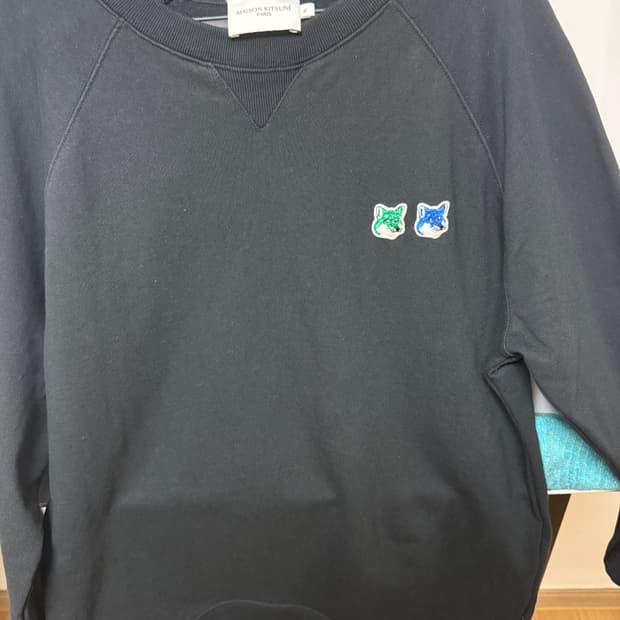 (정품) 메종키츠네 더블 폭스 맨투맨 XL