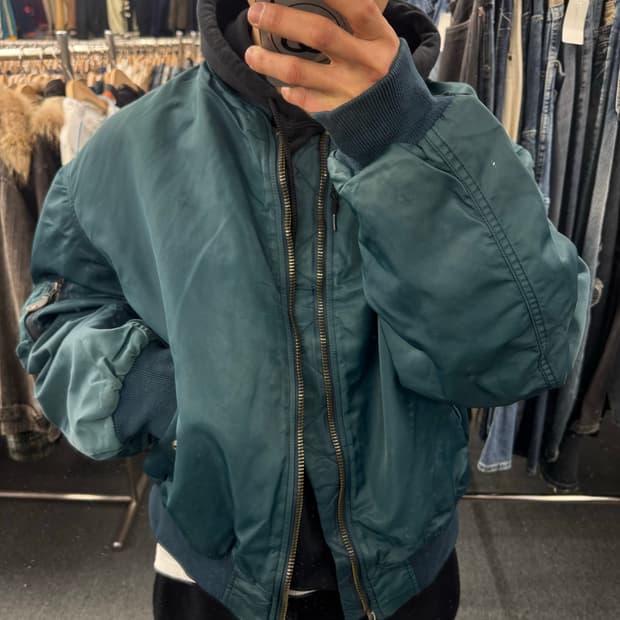 XL)American vintage MA-1 항공점퍼