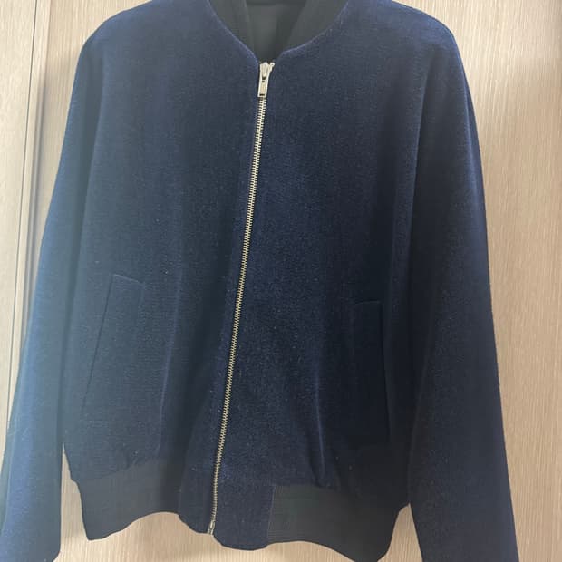 시스템옴므 봄버 벨벳 블루종 105