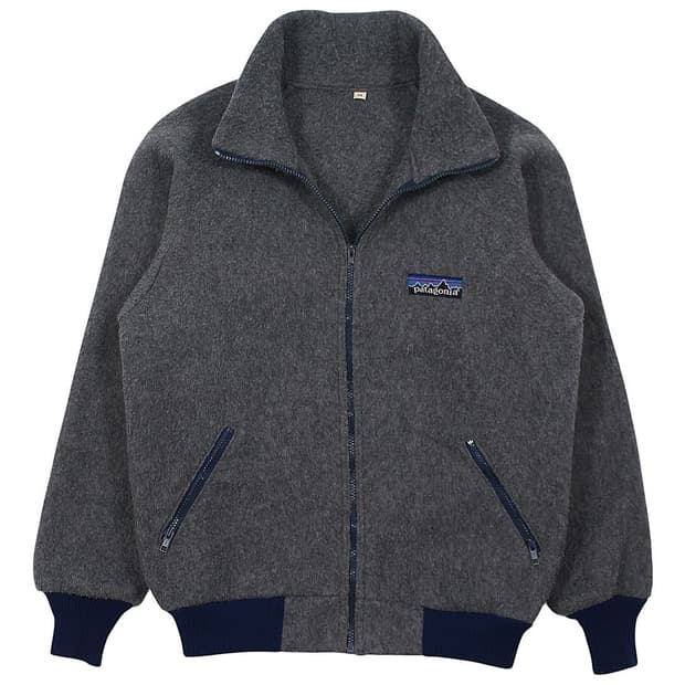 1980s USA 파타고니아 풀 집업 파일 플리스 자켓 빅택 빈티지 미제