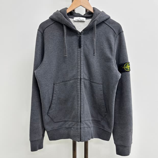 [M]스톤아일랜드 와펜패치 후드집업