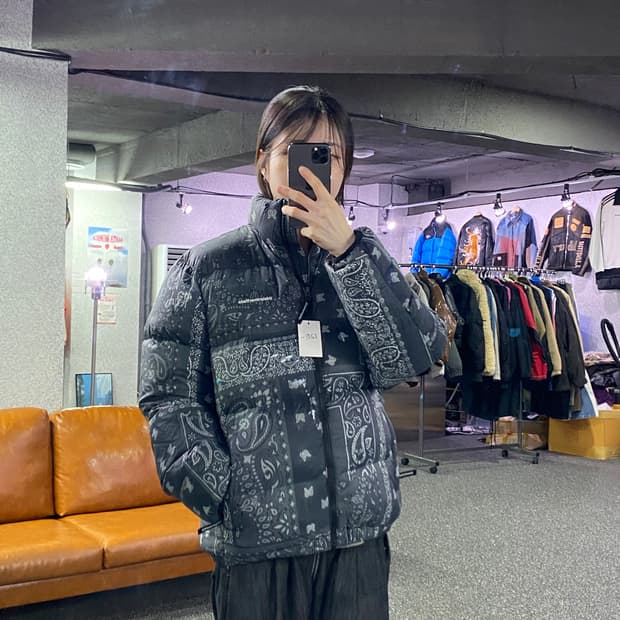 디스이즈네버댓 퍼텍스 반다나 패딩 B4062