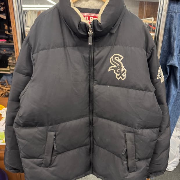 MLB 시카고 화이트 삭스 패치로고 패딩