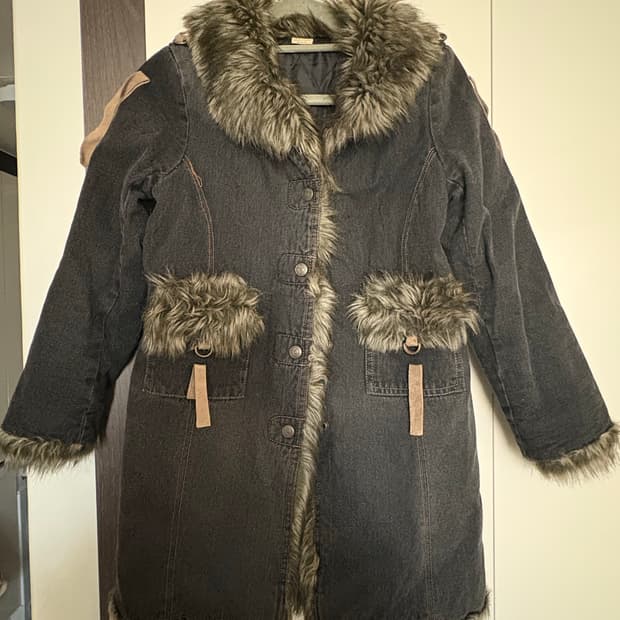 빈티지 y2k 모리 퍼자켓